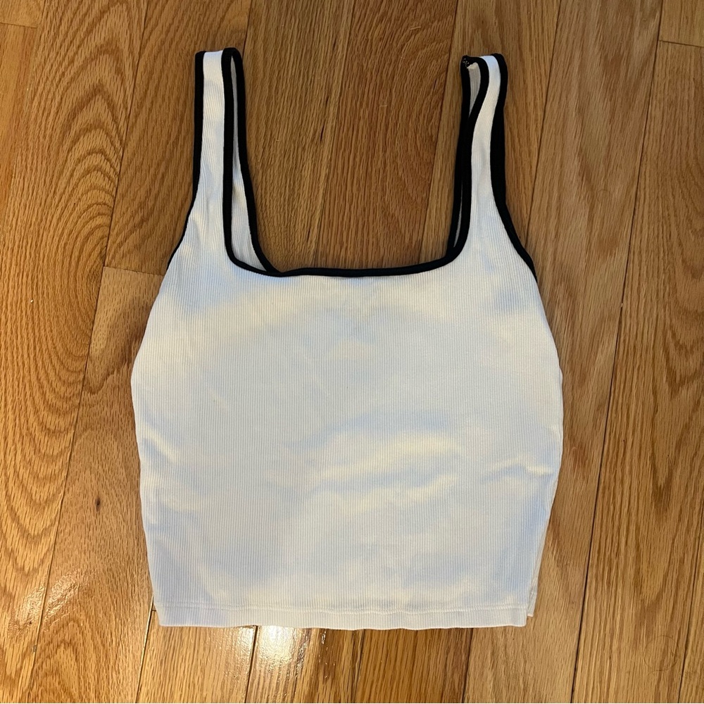 Abercrombie Essential Tuckable Squareneck Rib Tank